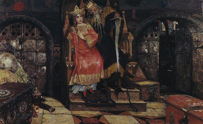 Viktor Vasnetsov Kashchei the Immortal oil painting picture